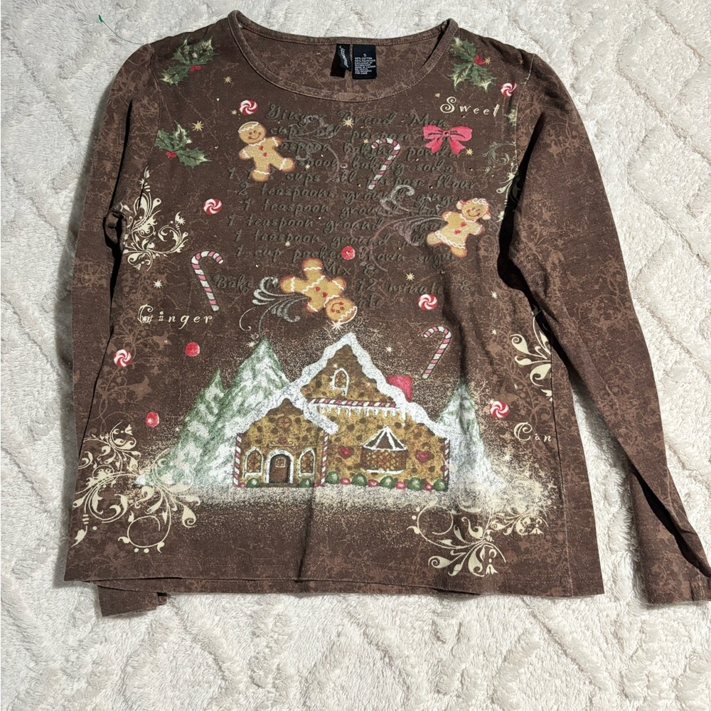Gingerbread longsleeve small - Picture 1 of 3